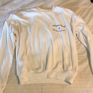 Brandy Melville white cropped sweater